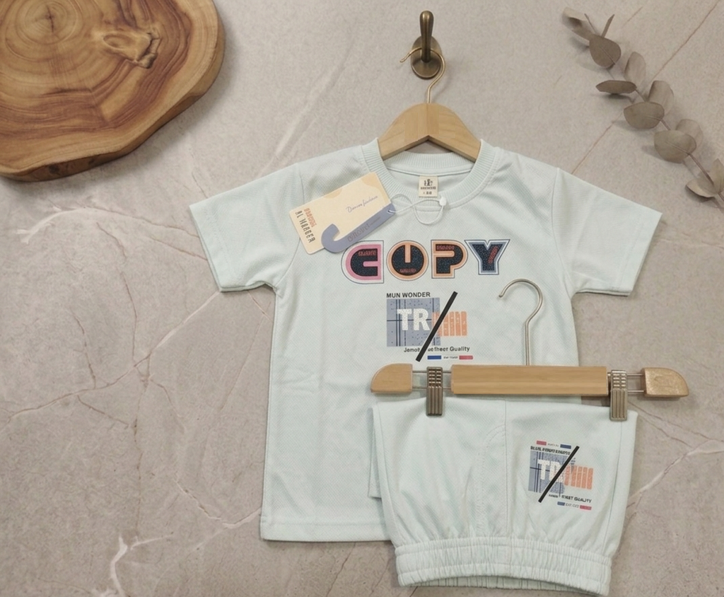 Half sleeve polo Shirt shorts set