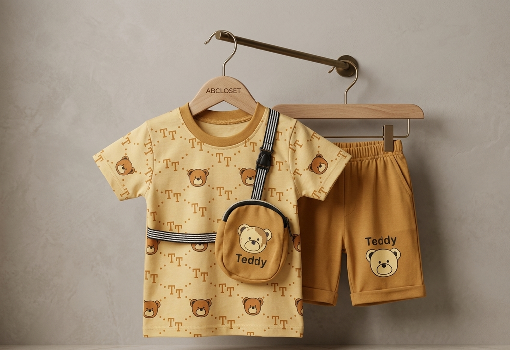 Half sleeve Shirt shorts set