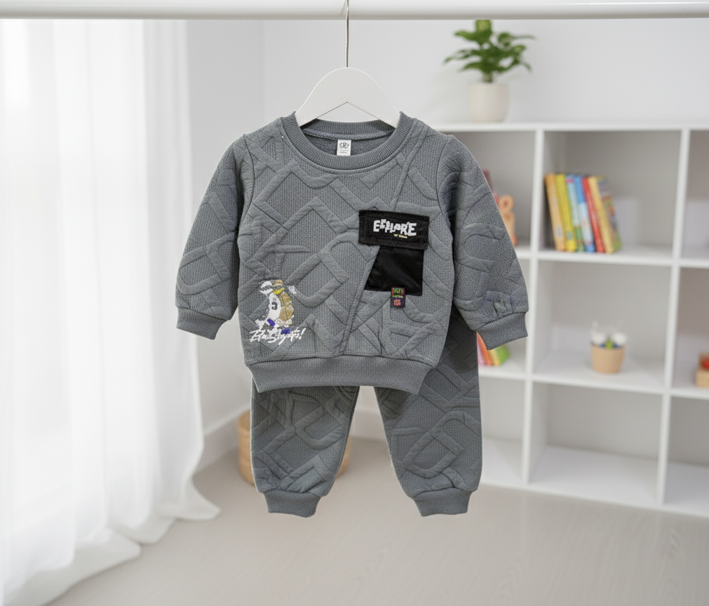 Cozy & Stylish Geo-Knit Set