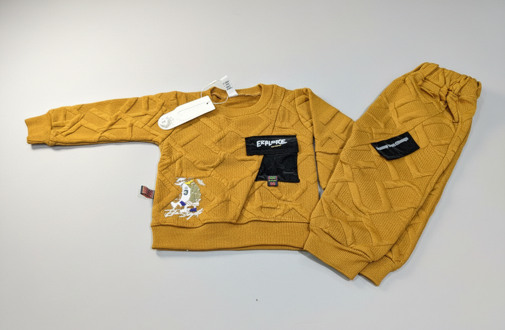 Cozy & Stylish Geo-Knit Set