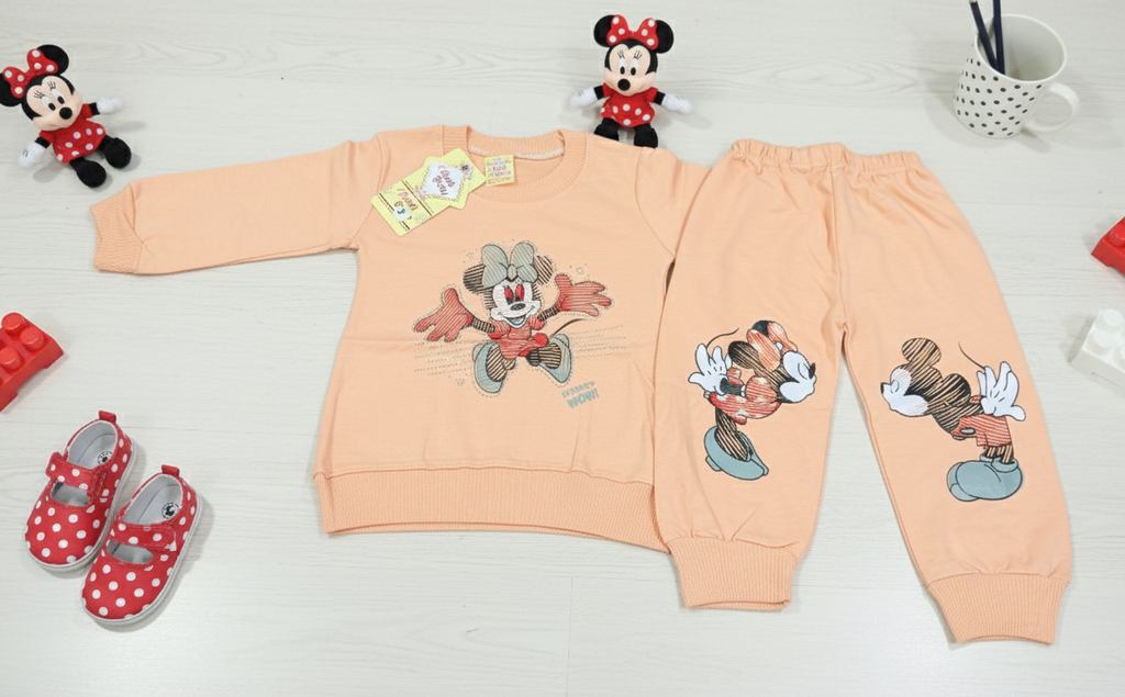 Minnie Mouse Ribbed Cuff Tracksuit