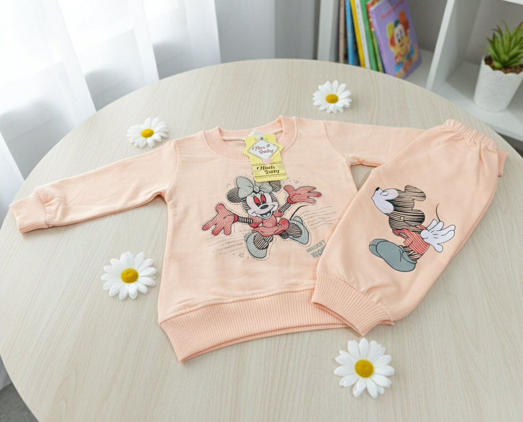Minnie Mouse Ribbed Cuff Tracksuit