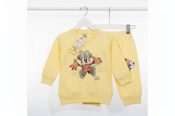 Minnie Mouse Ribbed Cuff Tracksuit