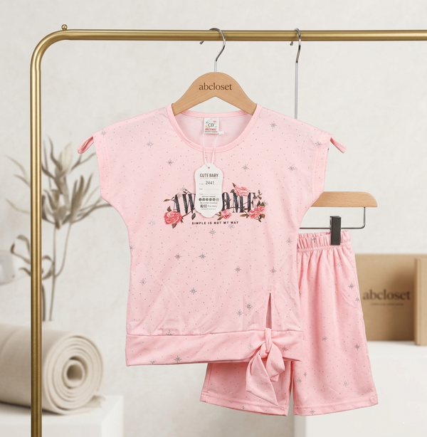 Sparkle & Bloom Top & Shorts Set