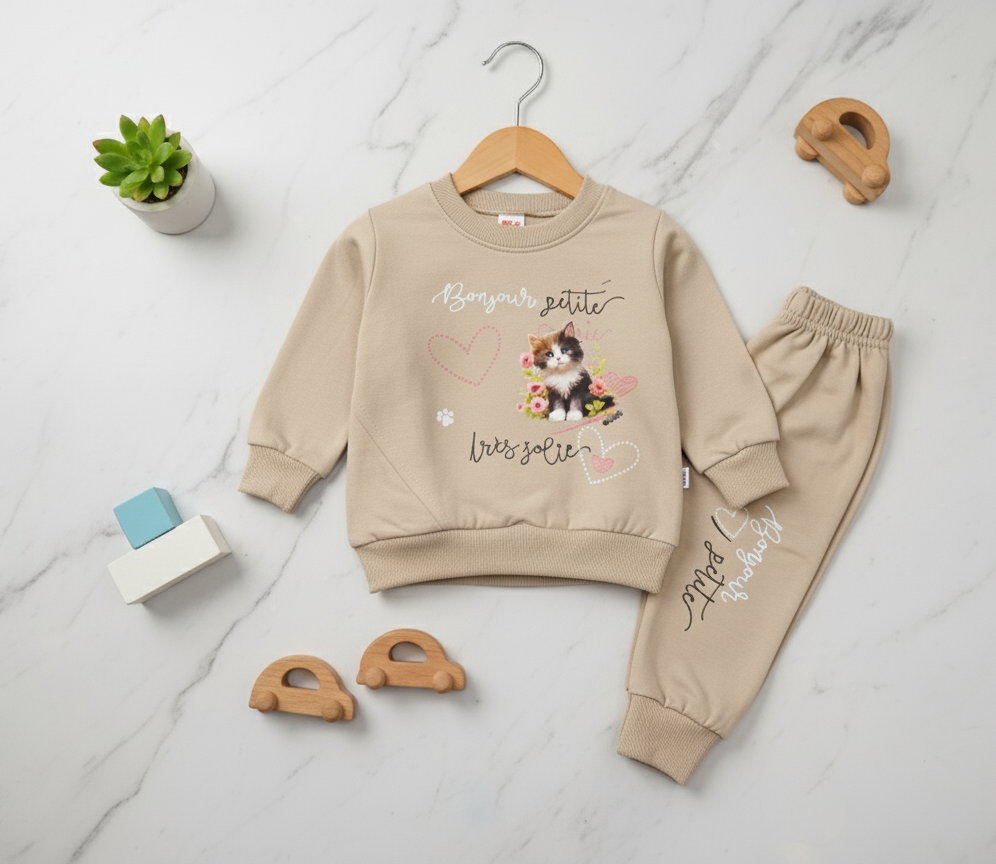 Tiny Hearts Kitty Outfit