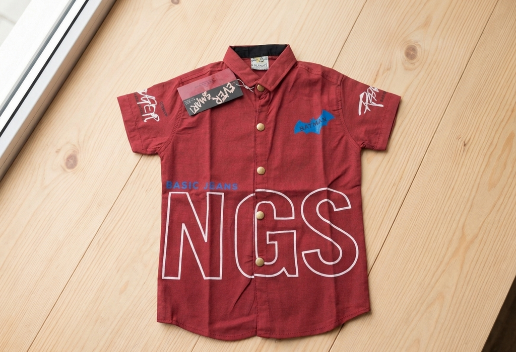 short-sleeve button-down shirt