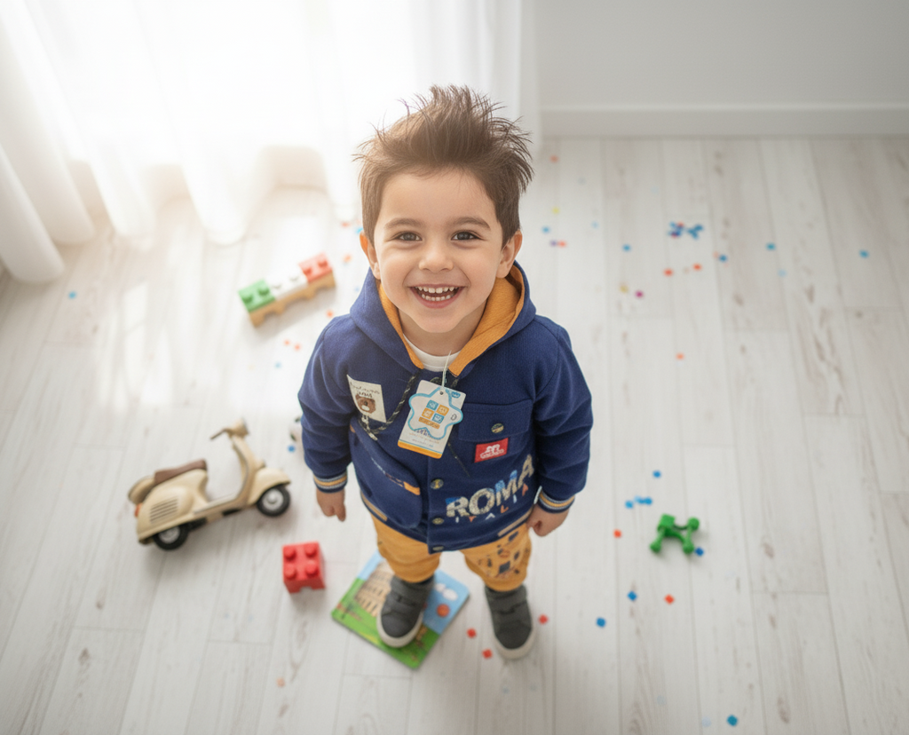 Kids Velvet Hoodie Set