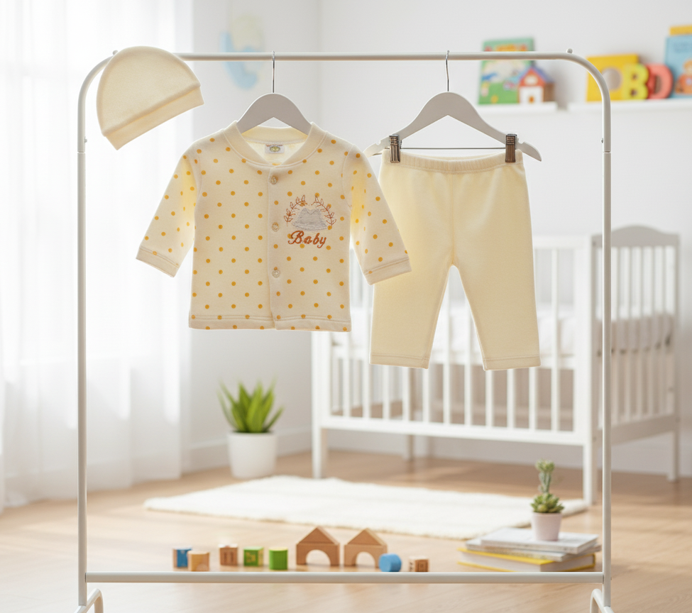 New Born Soft Saffron Set