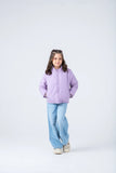 Girls Lilac Puffer Jacket