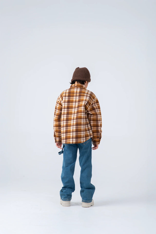Boys Plaid Flannel Jacket