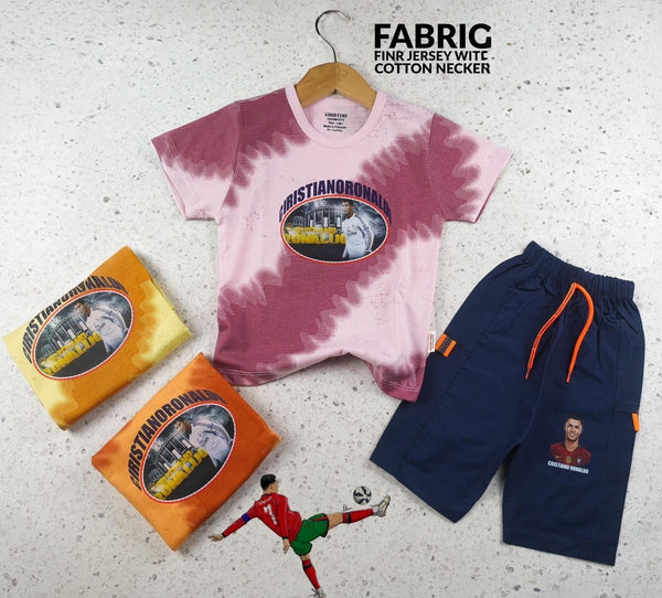 Half sleeve T-shirt and shorts set