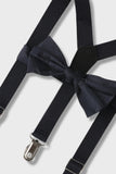 Boys Navy Gallace & Bow Tie Set