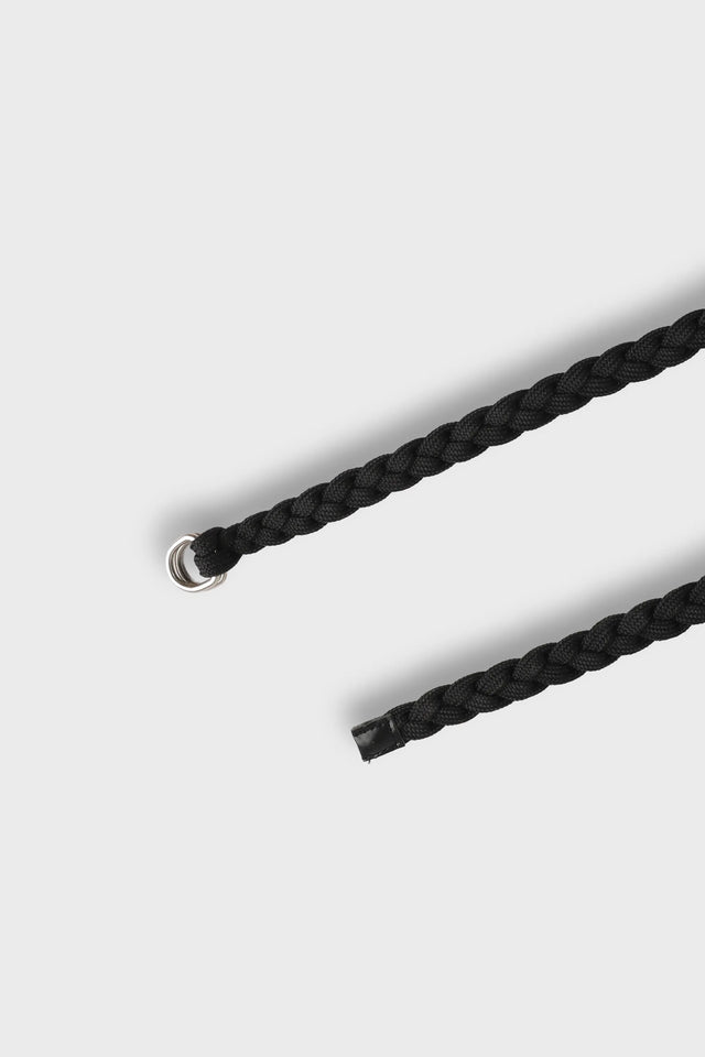 Girls Braided Black Belt