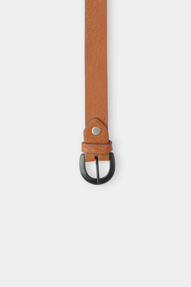 Boys Brown Textured Belt