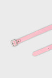 Girls Pink Leather Belt