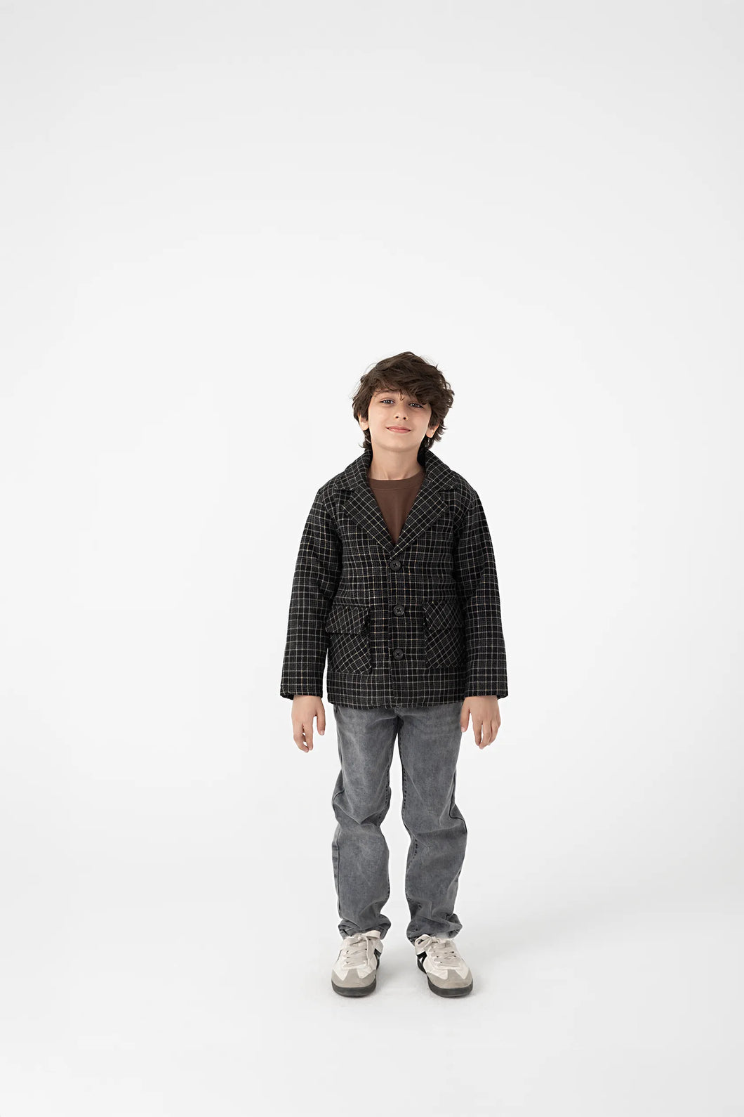 Classic Check Boys' Felt Jacket