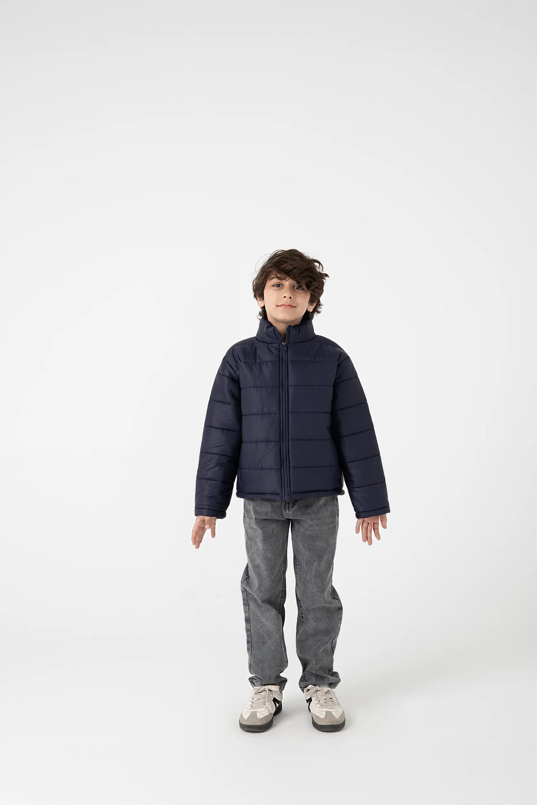 Boys Navy Puffer Jacket