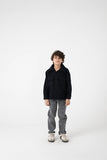 Black Bold Boys Felt Jacket