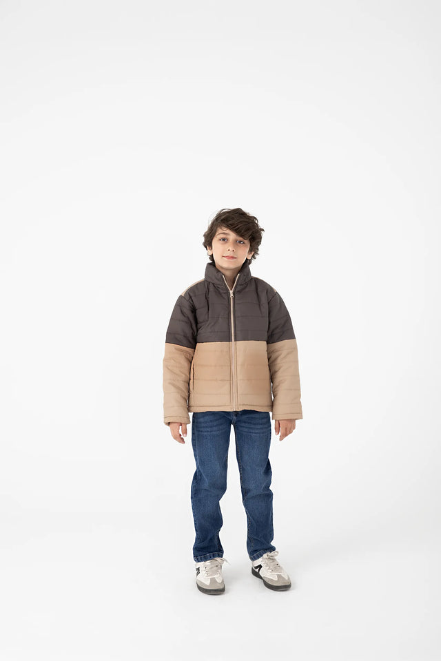 Boys Cocoa Block Puffer