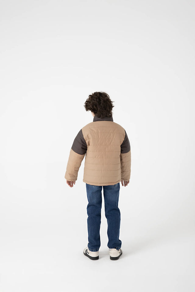 Boys Cocoa Block Puffer