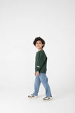 Boys Deep Green Fleece Sweatshirt