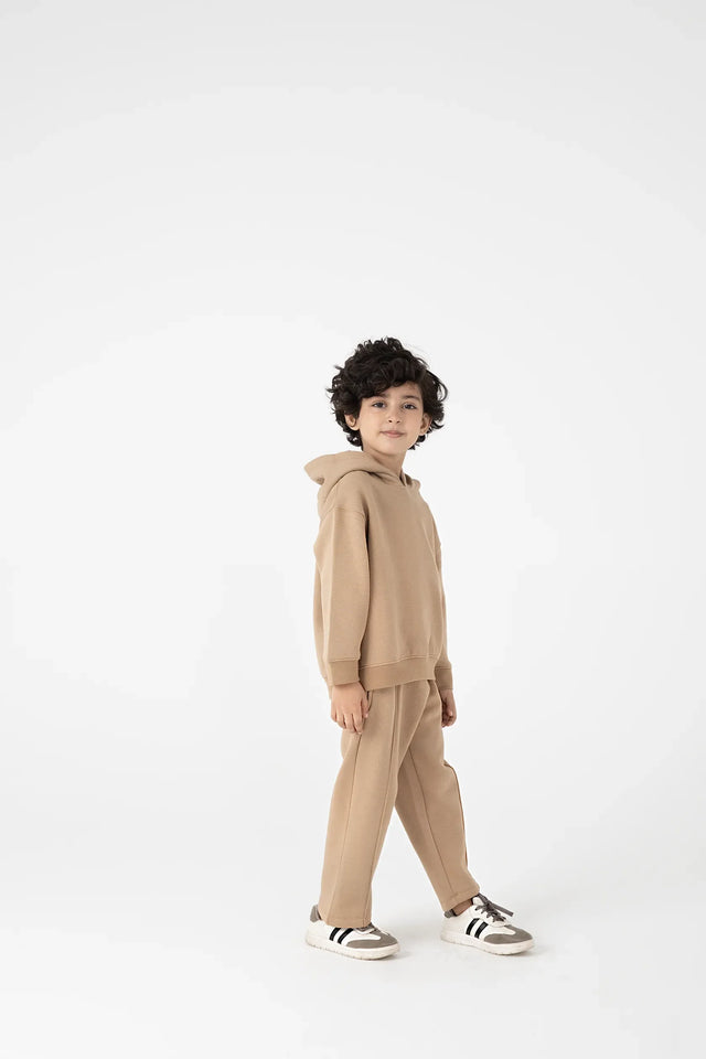 Boys Coffee Fleece Co-ord Set