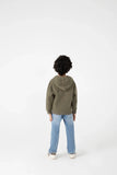 Boys Olive Skater Vibe Fleece Hoodie