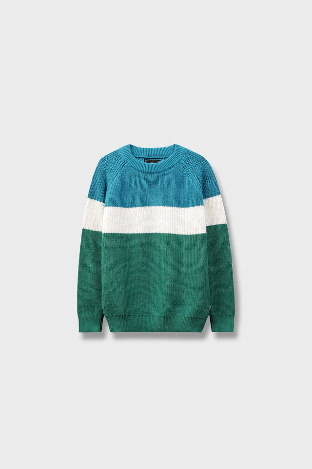 Boys Color Stride Knit Sweater