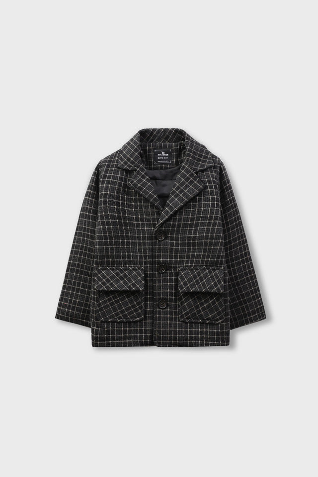 Classic Check Boys' Felt Jacket