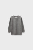 Boys Grey Grid Sweater
