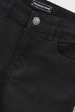 Boys Jet Black Denim Pants
