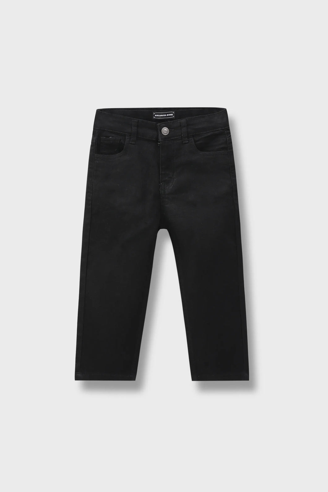 Boys Jet Black Denim Pants