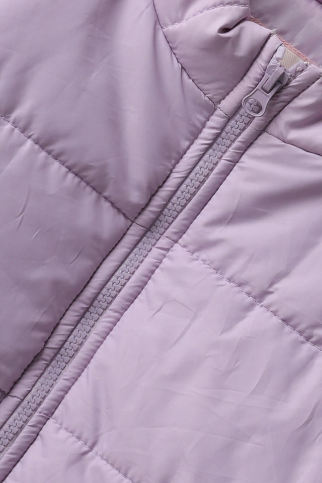 Girls Lilac Puffer Jacket