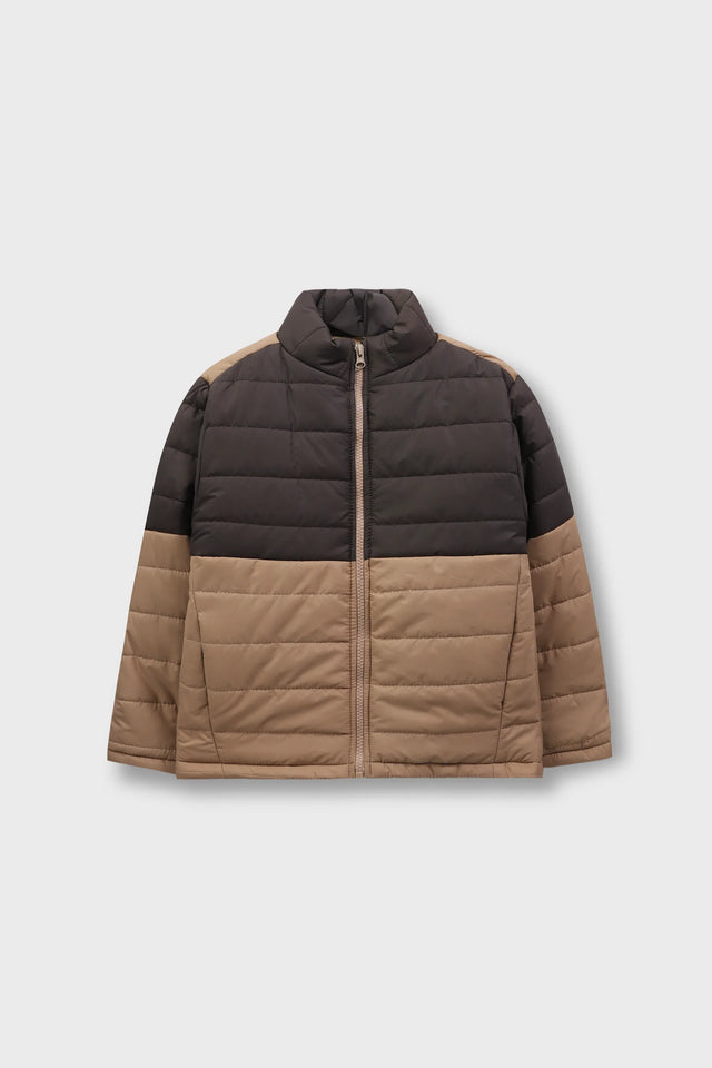 Boys Cocoa Block Puffer