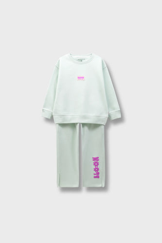 Girls Sky Bloom Fleece Co-ord Set