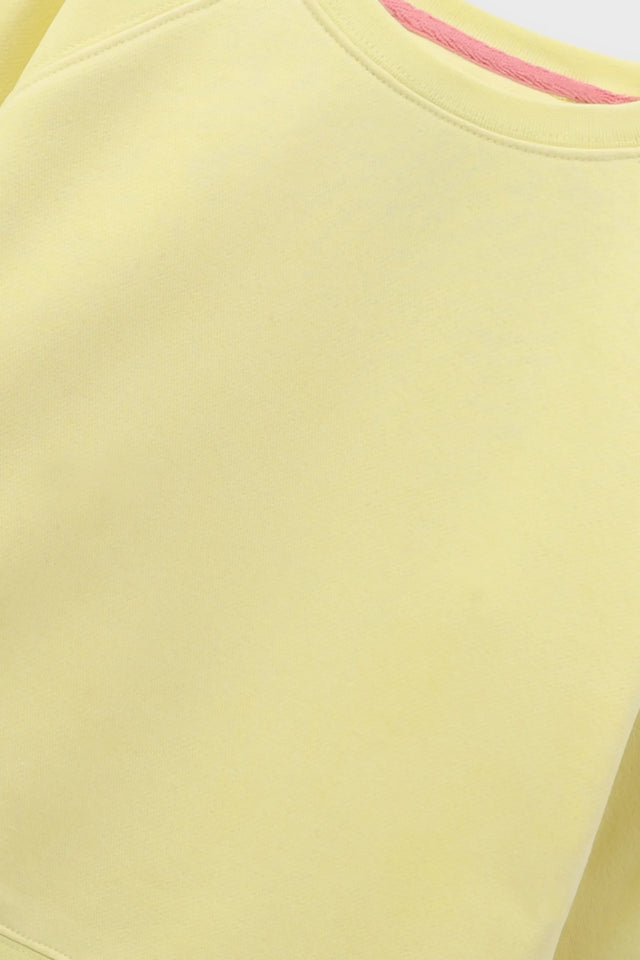 Girls Lemon Pop Fleece Sweatshirt