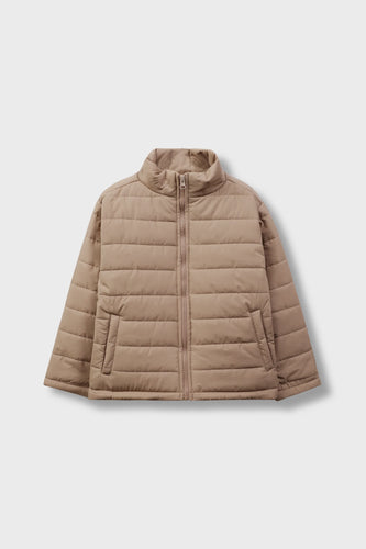 Boys Skin-Tone Puffer Jacket