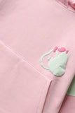 Girls Pastel Fleece Pullover Hoodie