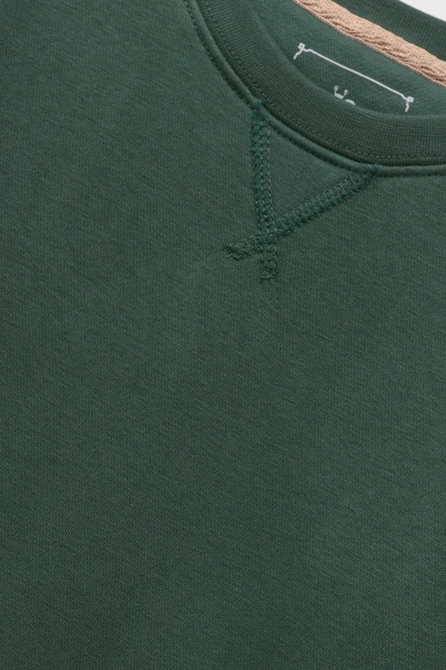 Boys Deep Green Fleece Sweatshirt