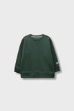 Boys Deep Green Fleece Sweatshirt