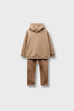 Boys Coffee Fleece Co-ord Set
