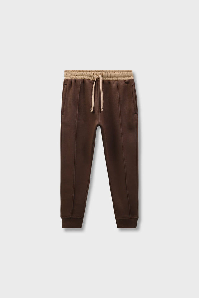 Boys Choco-Brown Fleece Trouser