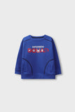 Boys Royal “SQUAD” Fleece Sweatshirt