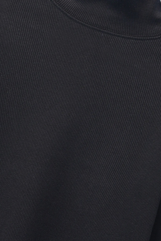 Classic Black High Neck